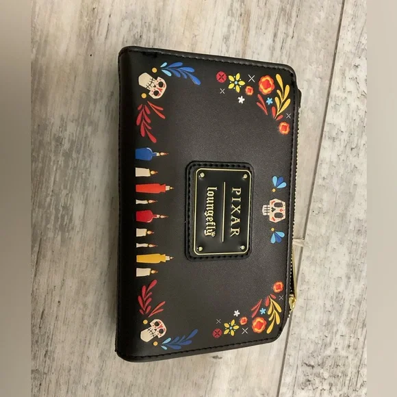 NWT Loungefly coco floral backpack and wallet in set - Picture 7 of 8